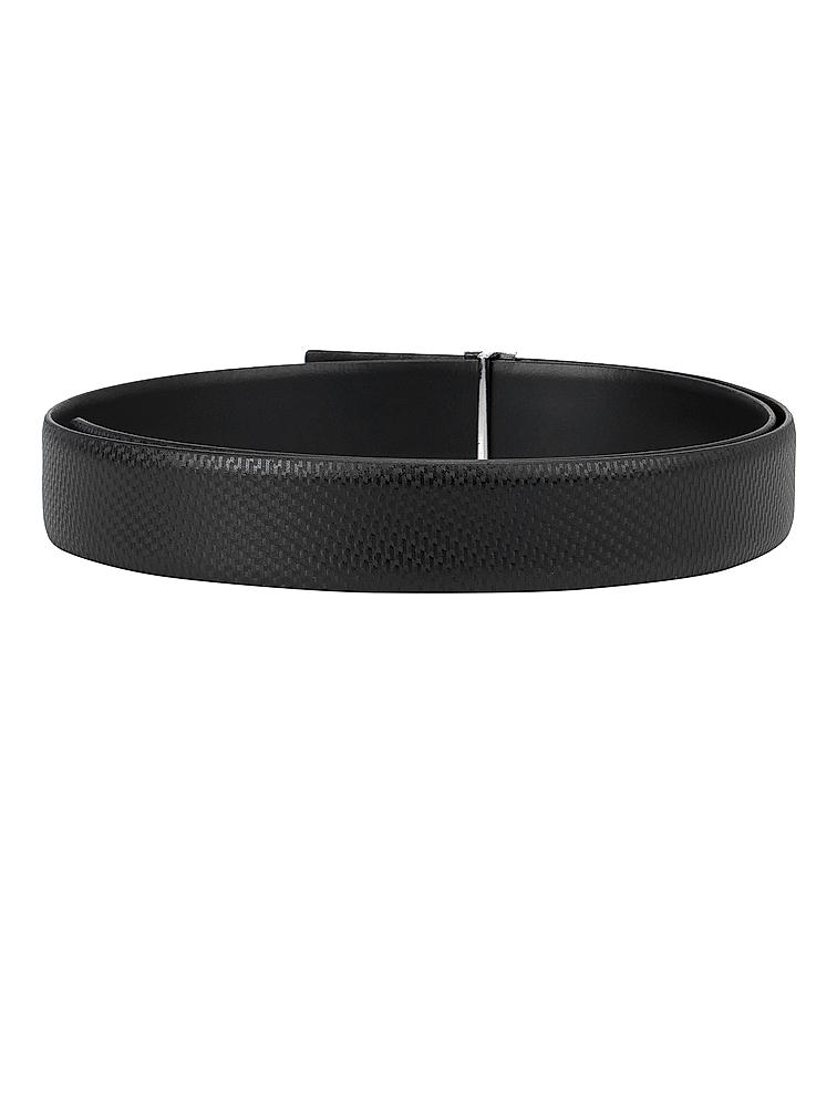 Black Fish Textured Men's Belt